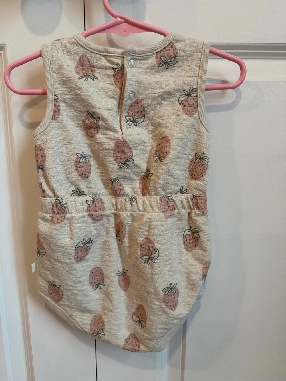 Little planet strawberry romper